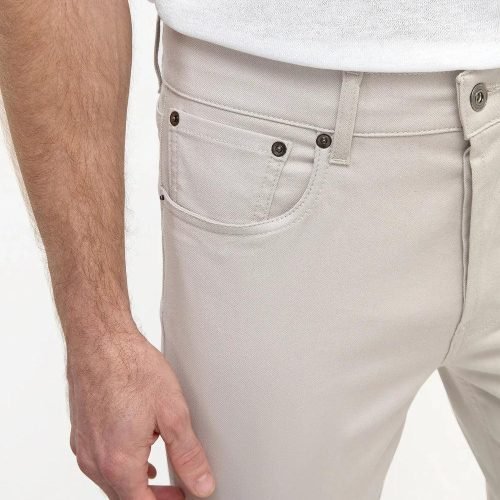 Sand 5 Pocket Trousers - Made in Italy