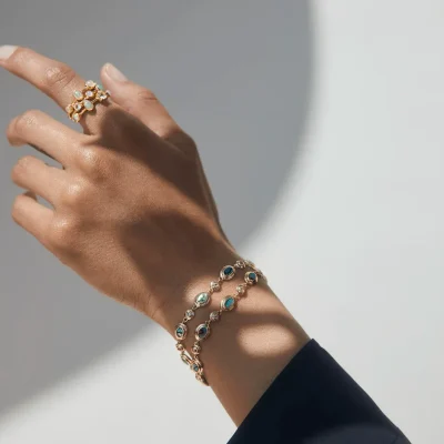 Gemstone Tennis Bracelet