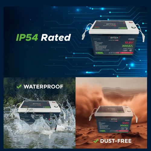 12V 300Ah Essential Series - Bluetooth & Heated LiFePO4 Battery