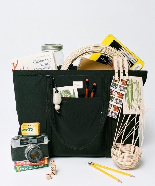 Dina Brown/Black Check Travel Tote