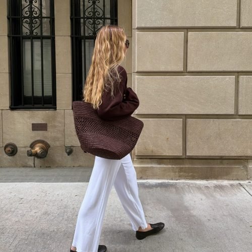 The Baby Rib Scallop Pant