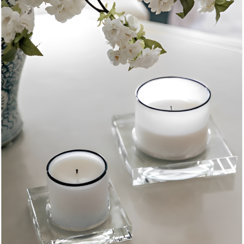 Crystal Candle Dish