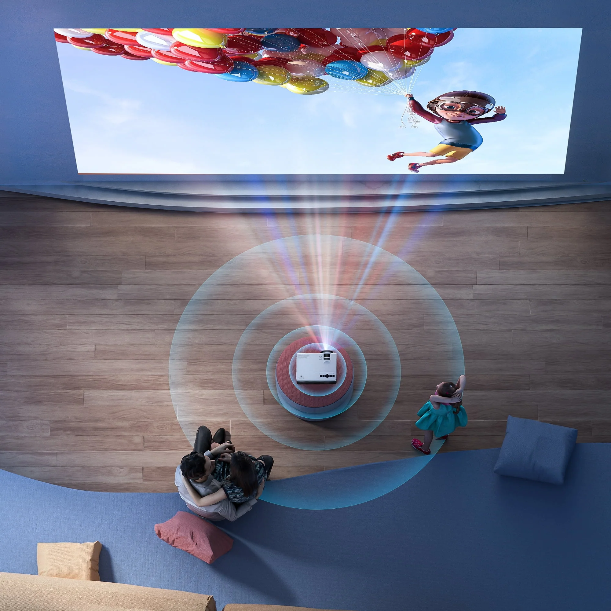 Vankyo Leisure 470 Pro Native 1080P Wireless Single LCD Mini Projector