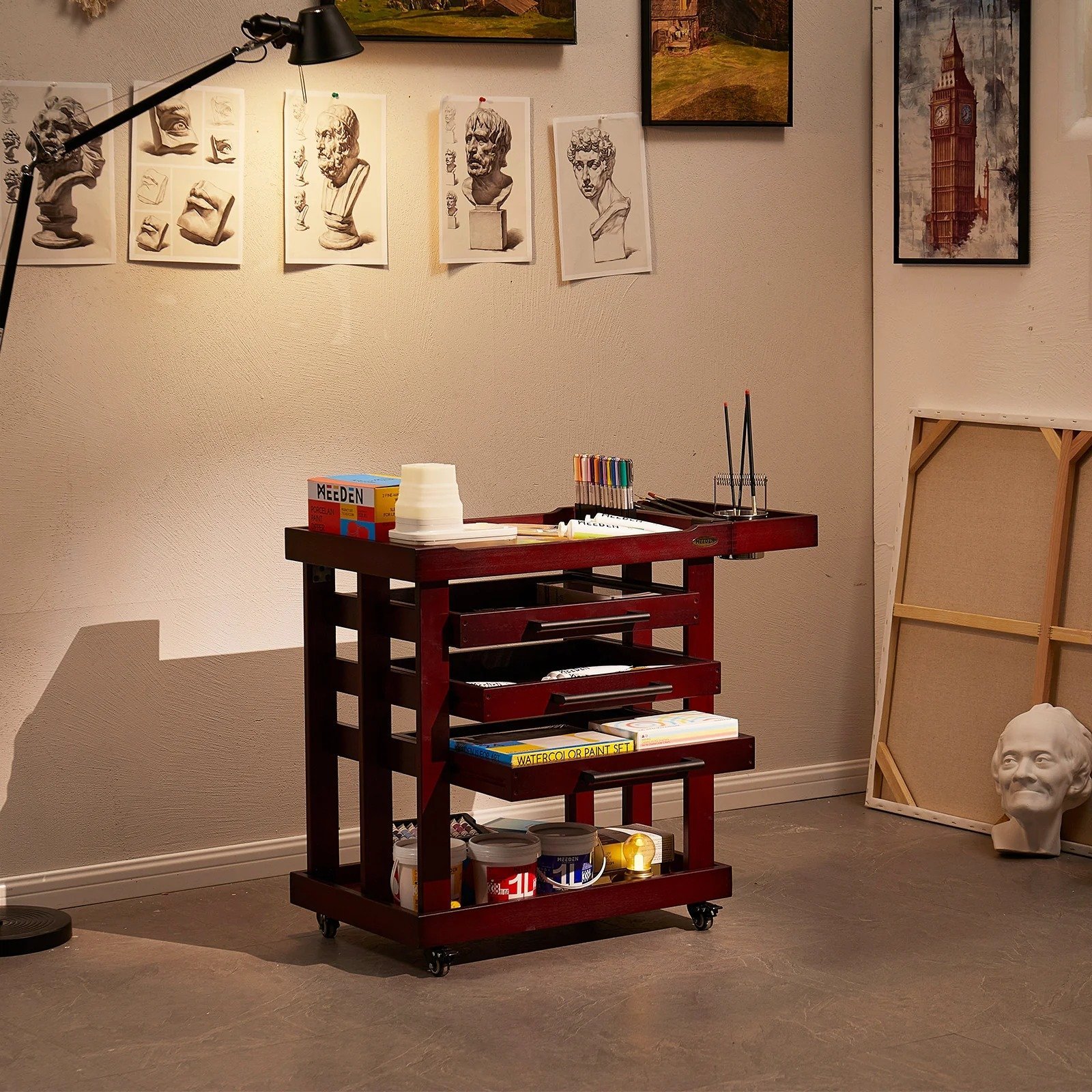 MEEDEN Deluxe Artist Storage Cart