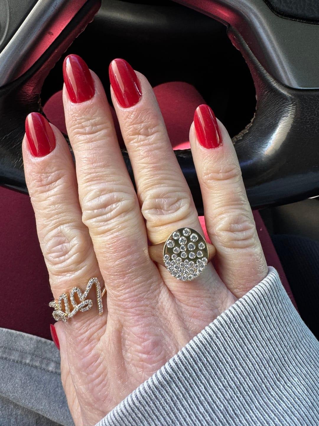 Doveggs Solitaire Moissanite Engagement Ring