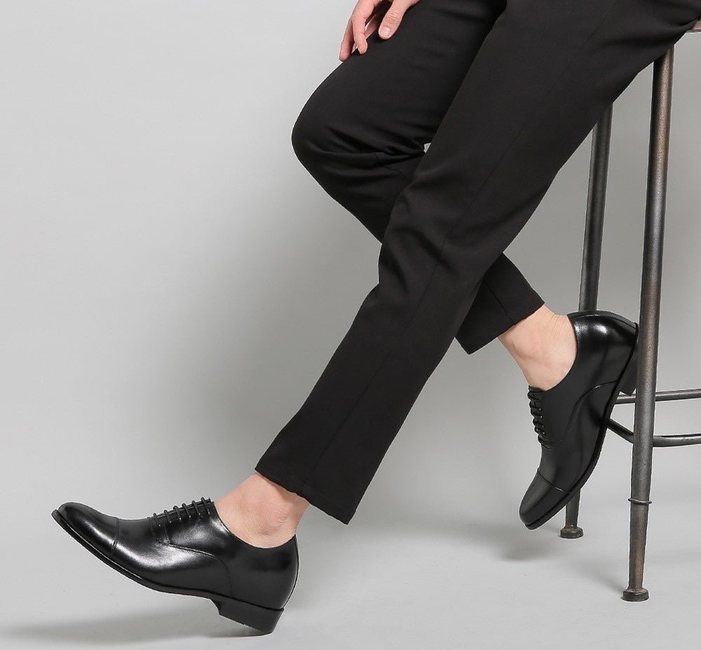 7 CM / 2.76 Inches Elegant Oxfords Elevator Dress Shoes