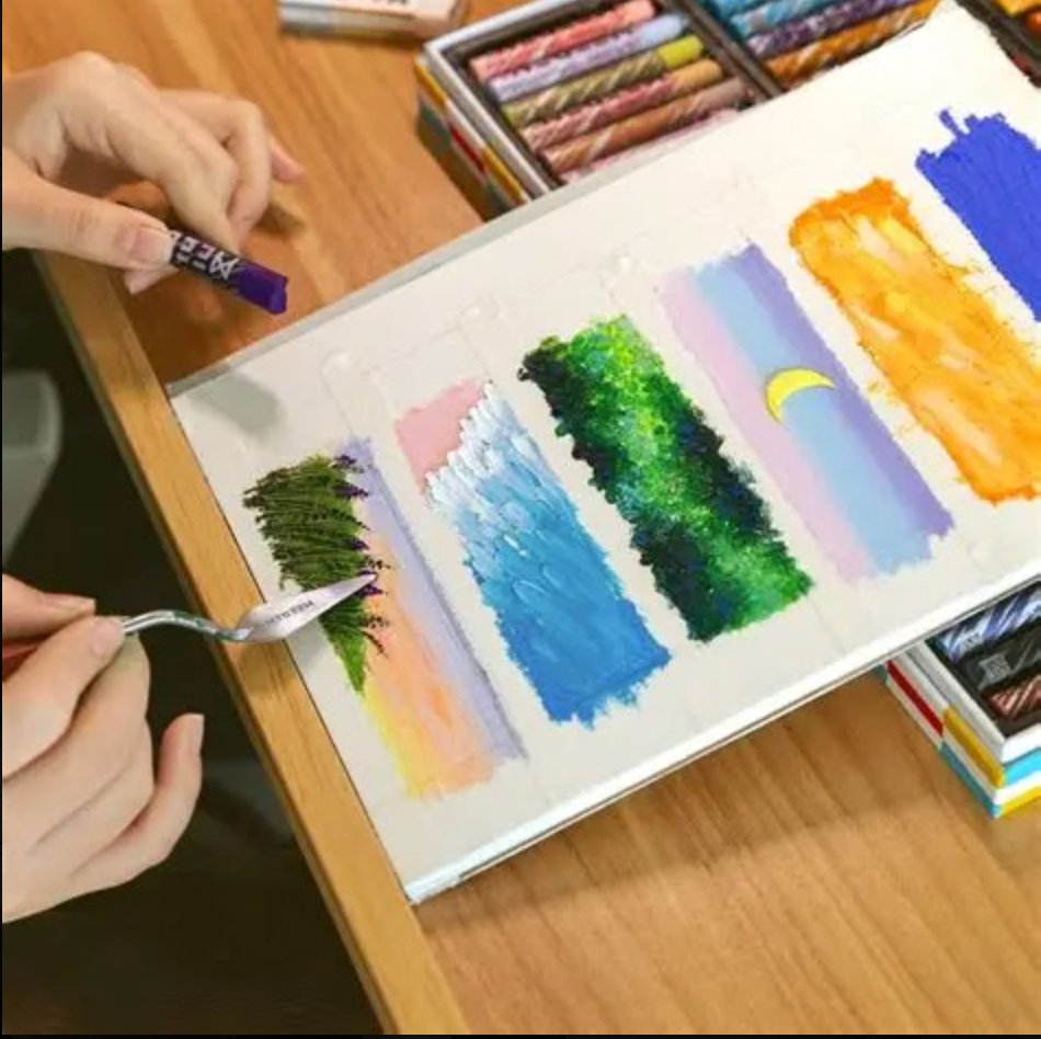 MEEDEN Soft Oil Pastels Set