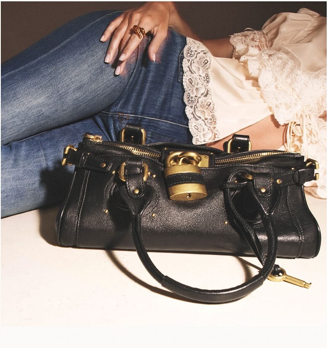 Paddington Bag in Suede Leather